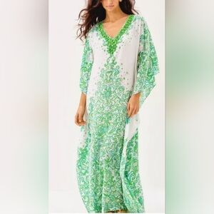 Lilly Pulitzer Marilla silk caftan S/M NWT